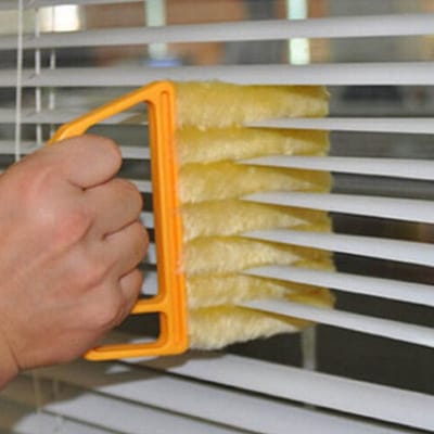 HOME ONLINE Nuttig Microfiber Venster - Lamellen Reiniger - Lamellen Borstel - Professionele Jaloezie - Airco reiniger - Lamellen Stoffer - Reinigingsborstel Voor Rolluiken
