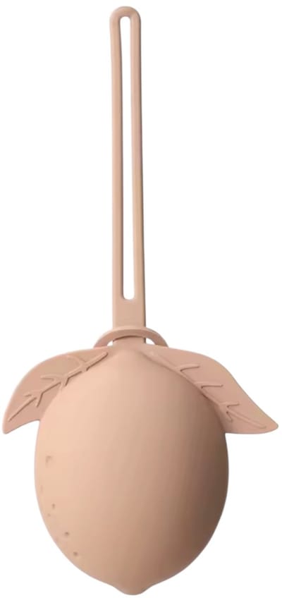 KimDo - Siliconen Speenhouder citroen vormig - Bruin - Speenbakje - Speen - Kraamcadeau - Baby Cadeau