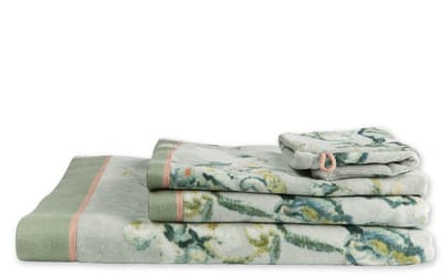 Beddinghouse x Van Gogh Museum Blossom Handdoek - 55x100 cm - Set van 3 - Groen