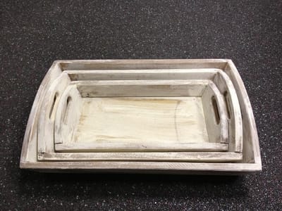 Dienblad old look "klein" / Houten Plateau / Serveerblad / Decoratie / Serveerplank