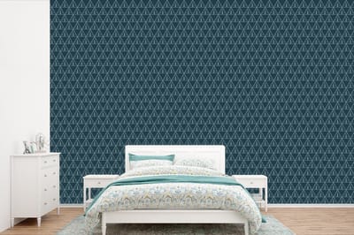 Behang - Fotobehang Design - Jongens - Driehoek - Kind - Breedte 360 cm x hoogte 240 cm