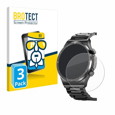 Screenprotector 3 Stuks voor Banlvs Smartwatch 1.39" Beschermglas transparant
