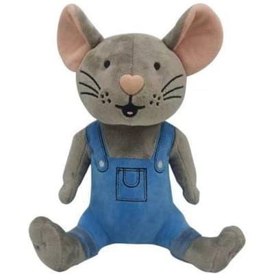 Nieuw 25cm Als Je Een Muis Een Koekje Geeft Pluche Speelgoed Cartoon Gevuld Zacht Speelgoed Kerst Verjaardagscadeau Voor Kinderen gray