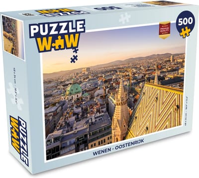 Puzzel Wenen - Oostenrijk - Legpuzzel - Puzzel 500 stukjes