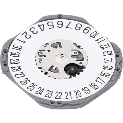 VJ42 Mouvement de Calendrier Remplacement Mouvement de Montre Portable Pièces de Rechange Montre Accessoire white