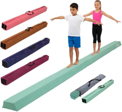 Schwebebalken 300 cm mint klappbar auf 150 cm tragbarer Turnbalken inkl.Tragetasche