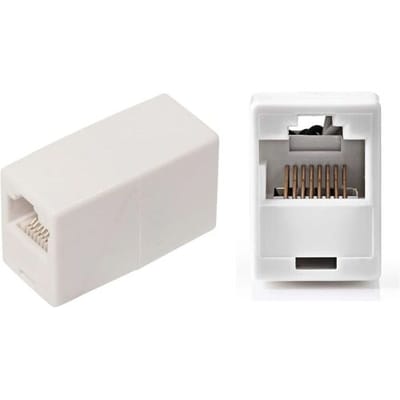 Netwerkkoppeling - CAT5 - Onafgeschermd - RJ45 Female - RJ45 Female - Recht - ABS - Envelop
