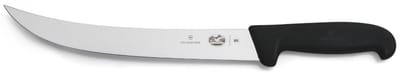 Dailygoods - Fibrox Curved Slagersmes - 25 cm Kwaliteitsmes