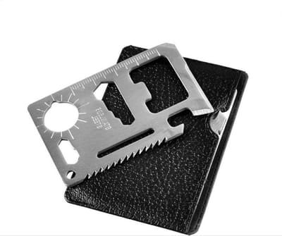 Scoby - 11-in-1 Survival Tool - Compacte Kampeer Accessoire - Camping Gadget - Blikopener - Zaag - Overlevingsgereedschap
