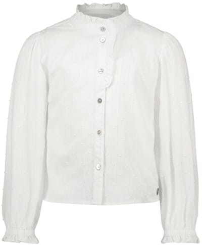 Like Flo - Cleo Flo girls woven blouse - Off white - Maat 110