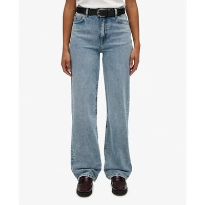 Hoge taille bio katoen jeans voor vrouwen Superdry