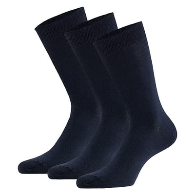 Bamboe sokken basic blauw - 39/42