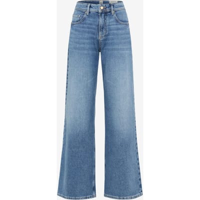 Brax Dames Jeans  Style MORGAN USED BLEACHED BLUE, denim lichtblauw, maat 32