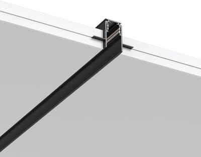Inbouw Magnetische Tracklights Accessoires - Rail - 2m - Zwart - 48V