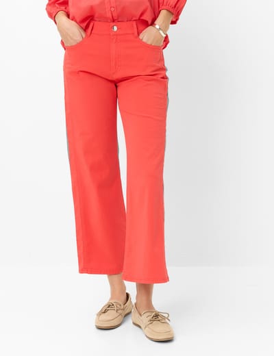 Brax Dames Culotte  Style MAINE S HIBISCUS, rood, maat 32