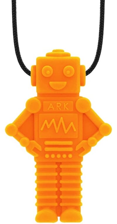 ARK Therapeutic sensorische kauwketting robot oranje XXT stevig speelgoed.