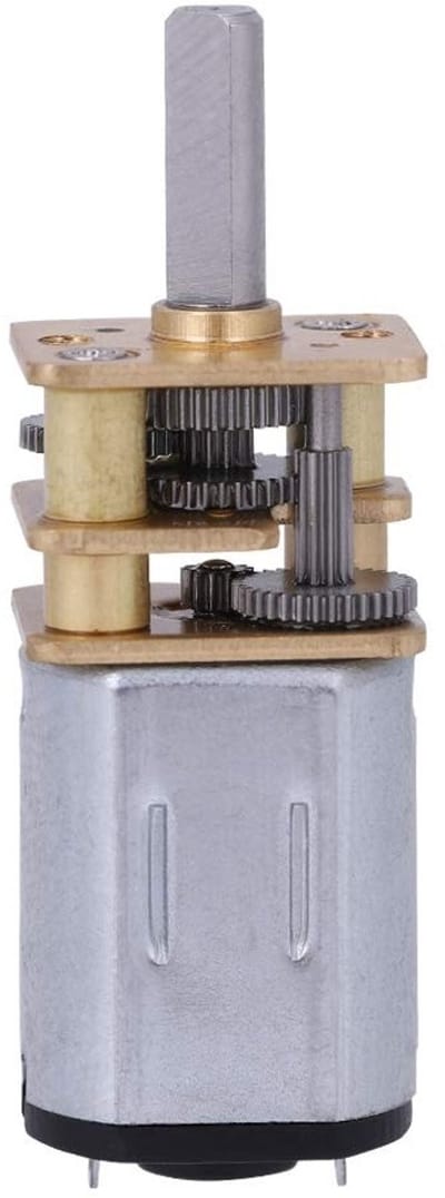 Dailygoody - Elektrische ventilatormotoren - DC-motor - Metalen versnellingsbak - 10 uitgangsas - Excentrische tandwielmotor - Geschikt voor diverse t