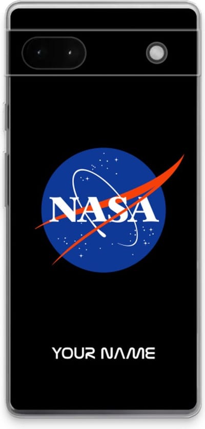 Gepersonaliseerd - Case Company® - Hoesje geschikt voor Google Pixel 6a hoesje - NASA - Soft Cover Telefoonhoesje - Bescherming aan alle Kanten en Schermrand