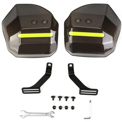 Protège-mains de vélo électrique Protège-mains de moto Protecteur Pare-brise de guidon universel noir