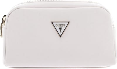 GUESS Utensil zak Double Zip Stone Beige