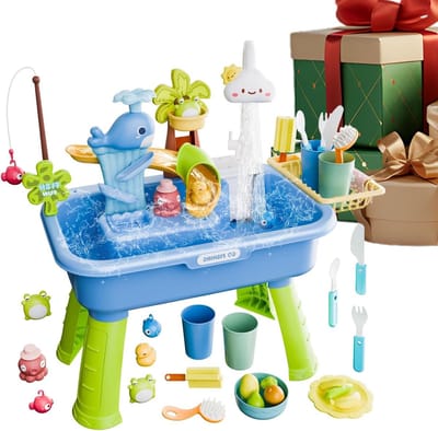 Waterspeeltafel met Pomp - Zomer Speeltafel Waterpret - Buiten Spelen - Stromend Water Functie
