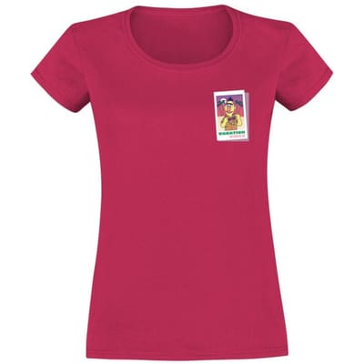 Sesame Street T-shirt - Bart Vacation - M tot XXL - voor Vrouwen - roze