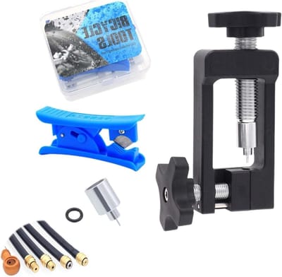 Hydraulische Remmen Pers Tool voor Fietsen - Hydraulische Slang Invoertool, Slang Cutter en Accessoires voor Fietsremmen