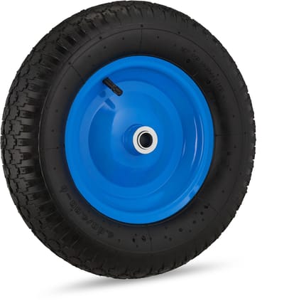 kruiwagenwiel - 4.80/4.00-8 - met luchtband - 39 cm - stalen velg - tot 120 kg