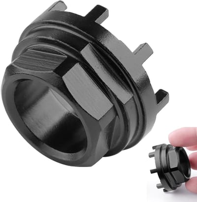 Allecto - Fietsslot Tool - Carbon Staal Bottom Bracket Tool - Compatibel met Shimano en SRAM - Duurzaam en sterk - Fietsonderdelen - Ideaal voor fi...