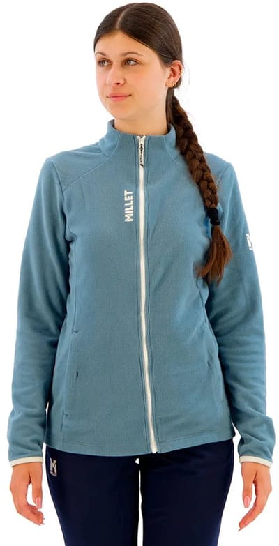 Millet Ubic Lightgrid Fleece Met Volledige Rits Blauw S Vrouw