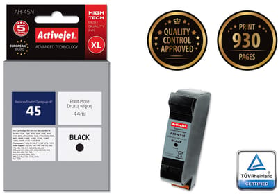 Compatibele inktcartridge Activejet AH-45N Zwart