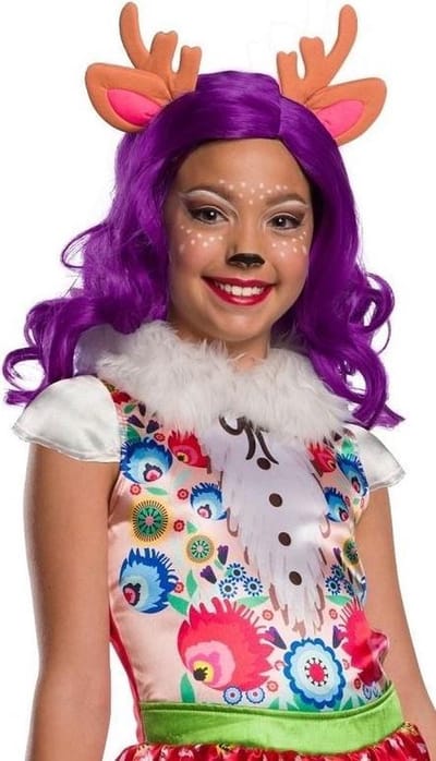 Rubie's Pruik Met Oren Danessa Deer Junior Paars