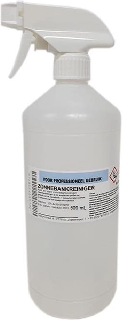 Zonnebankreiniger Zonder Alcohol - 500 mL - Spraykop