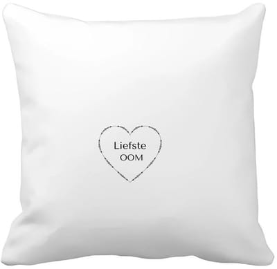 Akyol - liefste oom Kussen hoes - Oom - de liefste oom - verjaardag - cadeautje voor oom - oom artikelen - kado - geschenk - 40 bij 40 cm