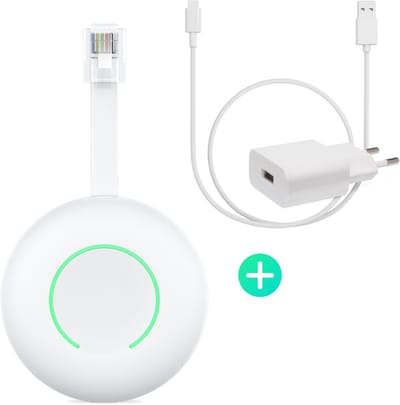 P1 Meter - Energiemeter Verbruiksmeter - incl. adapter geschikt voor P1 Meter HomeWizard