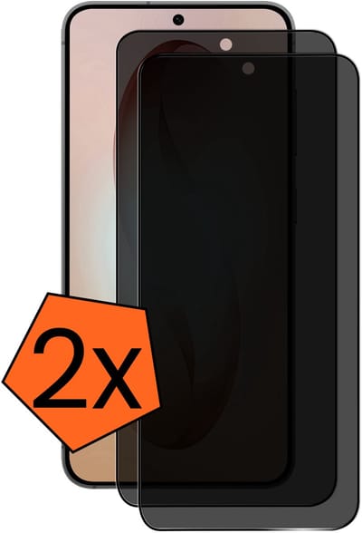 Screenprotector - 2 Stuks - Geschikt voor Samsung Galaxy S26 - Privacy Filter - Gehard Glas - Beschermglas - Tempered Glass - Screen Protector