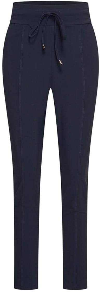 MI PIACE - Bonded Travel Broek Skinny 202632 Dark Blue - Maat : M