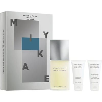 Issey Miyake Dissey Homme Eau De Toilette, Gel Douche, After Shave Set - 125ml, 50ml, 50ml
