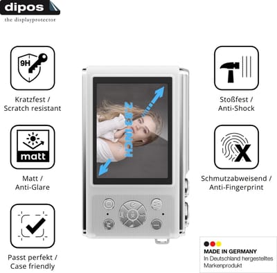 dipos – 2x Matte Pantserfolie geschikt voor Acbaeta IXSS 8 | 9H Screenprotector