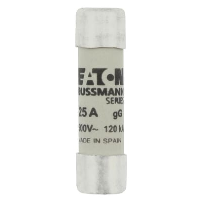 Laagspanning Cilindrische Zekering 25A 500V AC 10x38mm IEC - C10G25 [10 Stuks]