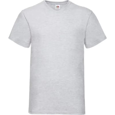 T-shirt met V-hals Fruit of the Loom Valueweight