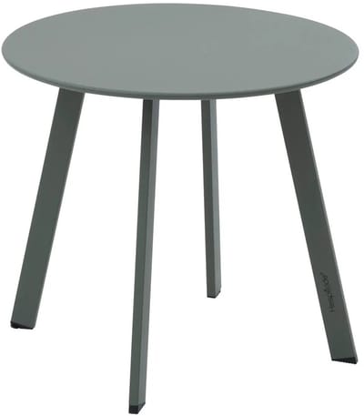 Hesperide Bijzettafel/tuin tafel Saona - metaal - groen - D50 x H45 cm - voor buiten