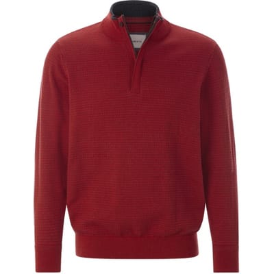 Babista herren Trui - 44/46 - rood - Plus Size