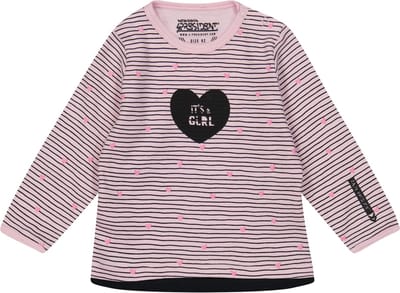 4PRESIDENT Newborn T-shirt - Stripe AOP Pink - Maat 50 - Baby T-shirts - Newborn kleding
