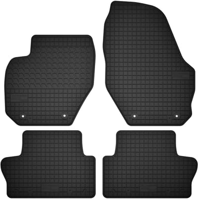 Wielganizator SolidTread Serie - Rubber Autovloermatten - Volvo V60 I - Zwart - Perfecte Pasvorm