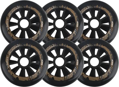 Skeelerwielen Set - Rolschaatsonderdelen - Vervanging Wielen - Duurzaam PU Materiaal - 90 100 110mm - Zwart