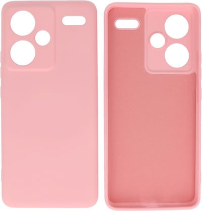 Hoesje Geschikt voor de Xiaomi Redmi Note 13 Pro Plus 5G - Fashion Backcover Hoesje - Colorful Telefoonhoesje - Roze