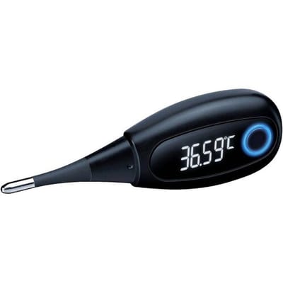 Beurer OT 30 Bluetooth® Ovulatiethermometer – Beurer Ovy app – Oraal en vaginaal – 30 Geheugenplaatsen – Automatische uitschakeling – Akoestisch eindsignaal – Flexibele punt – 5 Jaar garantie