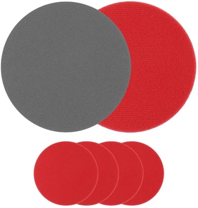 Schuurpads Bowlingbal - Polijstset Bal - Bal Onderhoud - Zeer Fijn Korrel - 6 Stuks - Grijs
