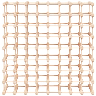 vidaXL - Wijnrek - voor - 72 - flessen - 90,5x23x90,5 - cm - massief - grenenhout